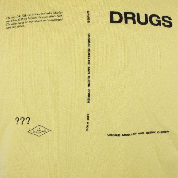 RAF SIMONS F/W 2018 Yellow Cotton Drugs Sweatshirt - Picture 5 of 9